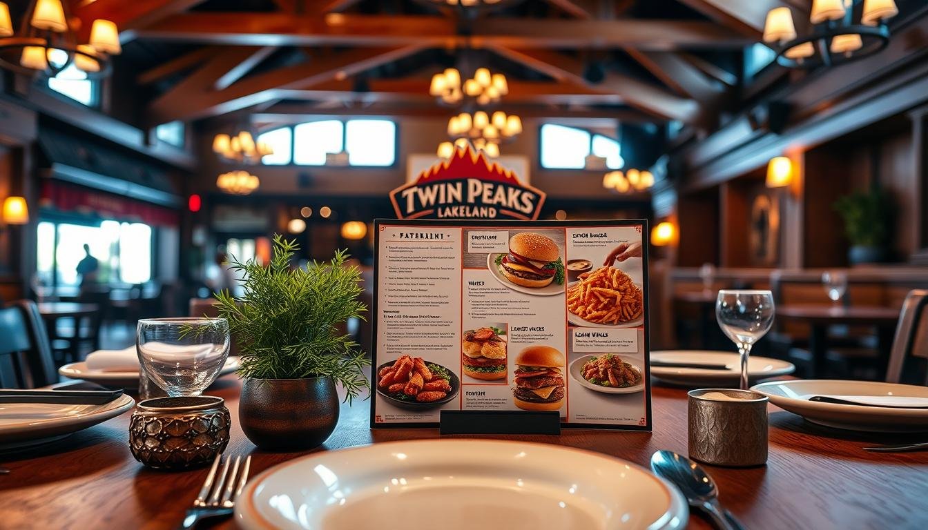 Twin Peaks Lakeland Menu