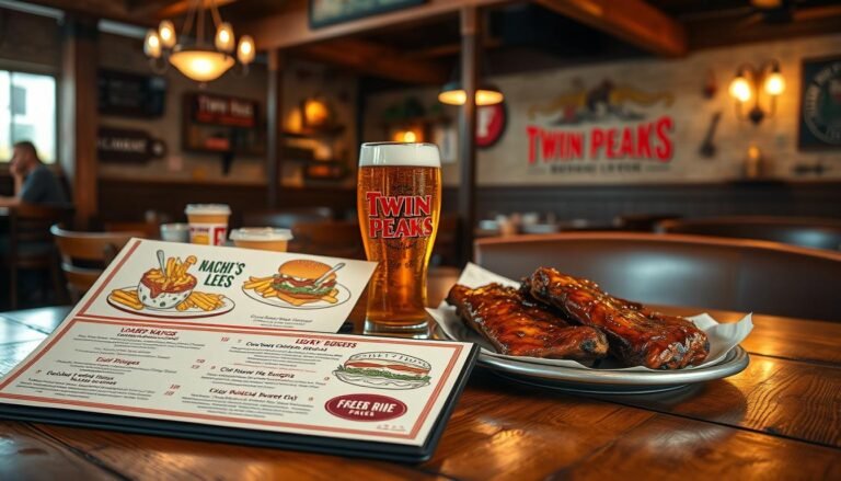 Twin Peaks Menu With Prices